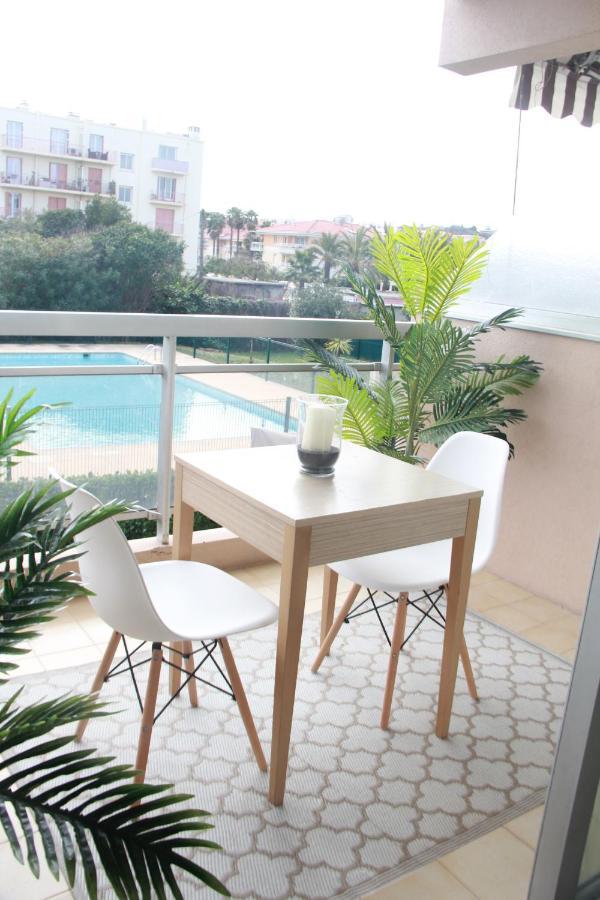 Les Palmiers - Appartement Avec Piscine Proche Plages - Wifi Et Clim Antibes Exterior photo